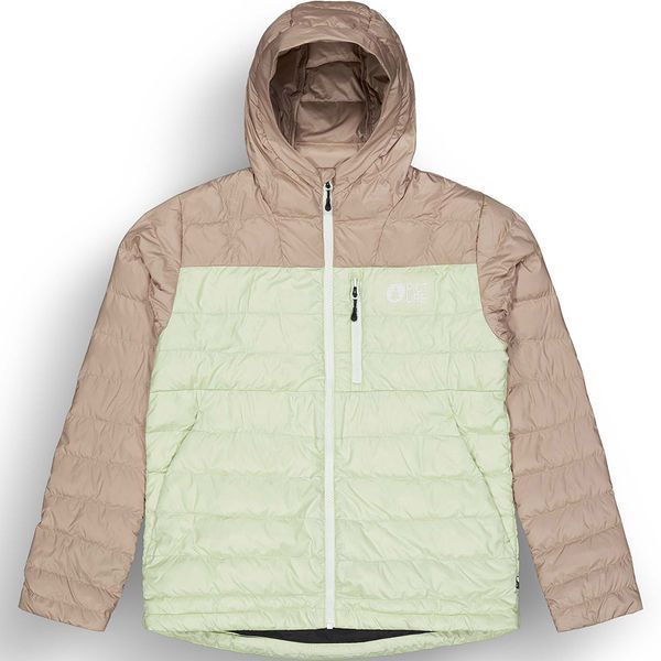 Picture Organic куртка пуховая Mid Puff Down W 2025 lime cream-roebuck S